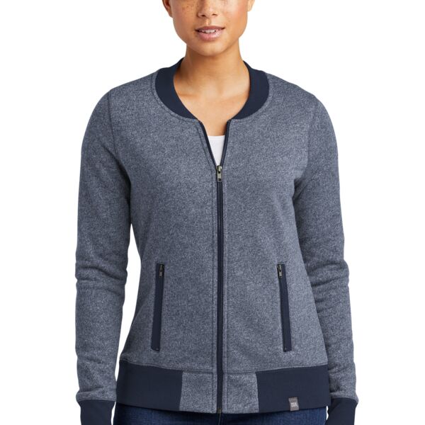 Women's French Terry Baseball Full Zip Thumbnail